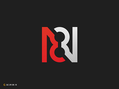 N8 brand branding golden ratio grid logo mark modern monogram n8 process