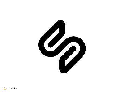 S Logo Illusion brand branding golden ratio logo mark modern monogram process