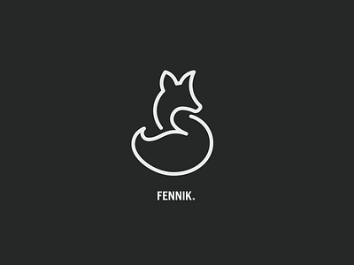 Fennik Logo abstract brand branding fox golden ratio logo mark modern