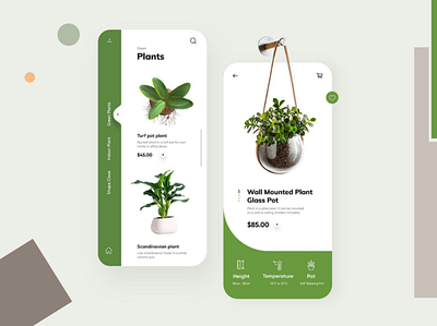 The Leaf Nurseries UI Design For UK Client app app ui design branding design graphic design icon illustration logo ui vector
