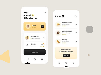 Grocery App UI Design For USA Client