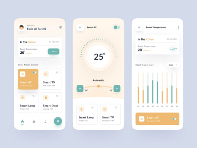Smart Home App UI Design For Singapore Client graphic design