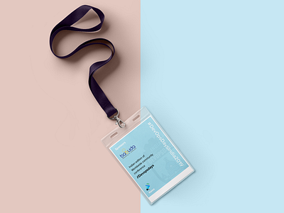 Lanyard design for Devopsdays India 2019 card lanyard tag
