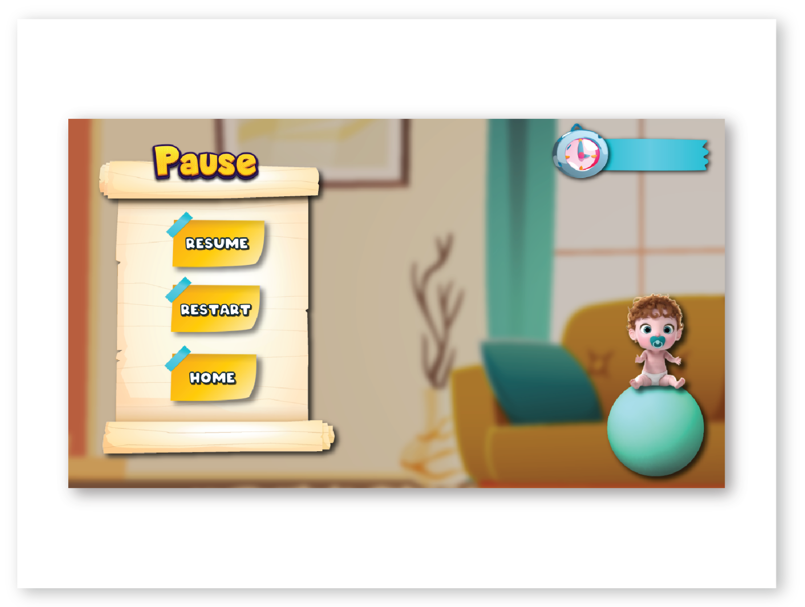 Twins Baby Game Pause Controller Screen by Radia asif on Dribbble
