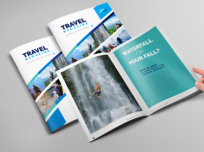 Traveling Magazine / Catalog technology trifold brochure