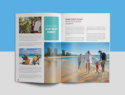 Travel Magazine / Cataloge technology trifold brochure