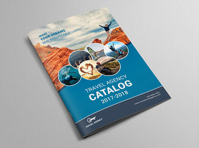 Travel Agency Brochure & Catalog Template technology catalog