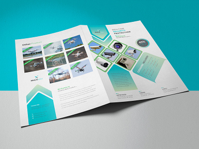 Technology Product Bi-Fold Brochure marketing