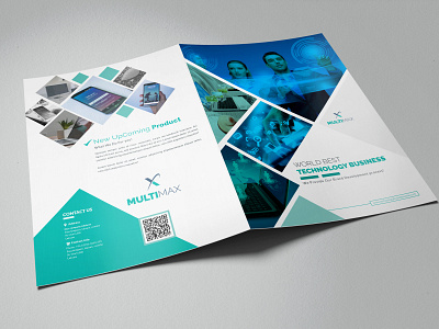 Technology Bi-fold Brochure multipurpose flyer