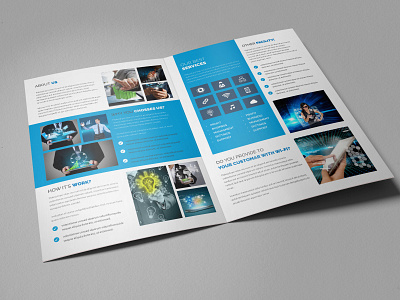 Technology Bi-Fold Brochure multipurpose flyer