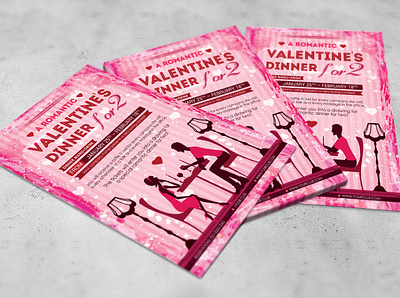 Romantic Dinner Valentine's Flyer party