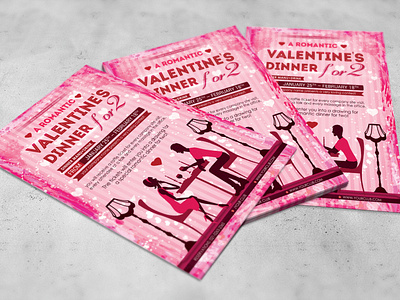 Romantic Dinner Valentine's Flyer