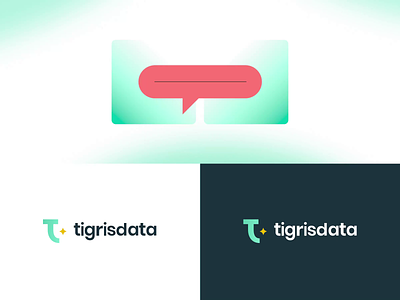 Tigris Data Branding animation brandapplication branddesign branding graphic design illustration landingpage logo logomark motion ui saasproduct ui ui design