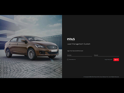 Indus Motors design ui ux web website