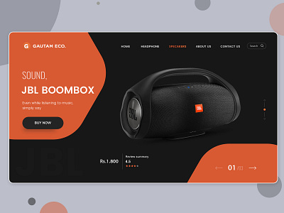 Ecommerce Landing Page Templates PSD