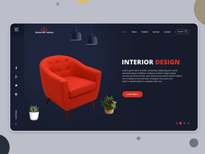 Best Interior Design Website design illustration ui ux web website