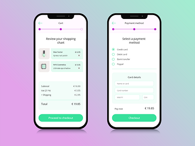 UI Design | Credit card checkout