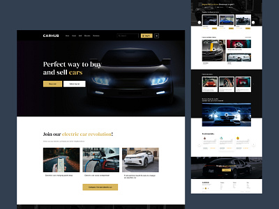 CARHUB - Car Rental Website