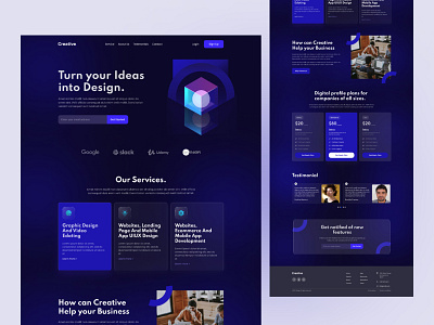 Digital Agency Landing Page