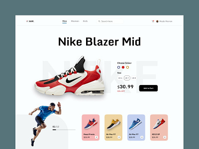 Nike Website Design