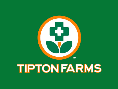 Tipton Farms Branding branding cannabis design illustration logo typography vector