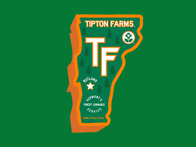 Tipton Farms Vermont Illustration