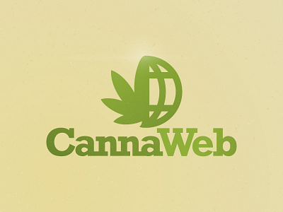 Canna Web canna cannabis green logo planet web weed