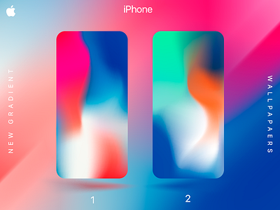 iPhone Gradient Wallpapers apple gradient iphone ten ui ux wallpaper