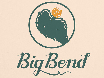 Big Bend design lettering logo