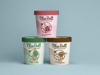 Blue Bell Non-Dairy (Concept) branding design graphic design illustration logo