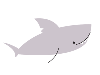 Mauve Shark book cartoon comic illustration illustrator