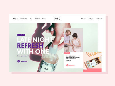 R&Co Homepage Redesign