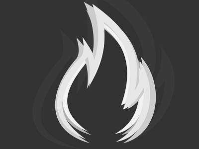 FIRE app illustration logo vector