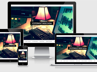 Yesternight Radio Website responsive web design website wordpress design