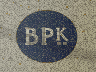 Blue Park Kitchen Mosaic brand identity branding custom type fast casual fauxsaic food branding illustration logo monogram mosaic nyc restaurant branding