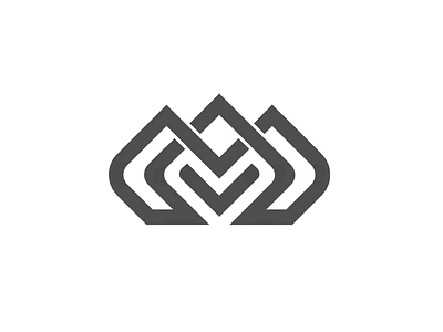 "M" Logo branding design illustrator logo photoshop