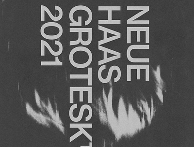 Ode to Neue Haas Grotesk font neue haas grotesk poster poster design