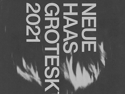 Ode to Neue Haas Grotesk font neue haas grotesk poster poster design