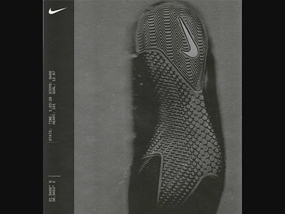 NIKE SHOE POSTER design mark busch nike nike design nike poster