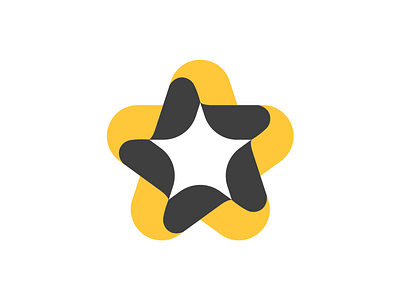 Star design design line logo mark busch star