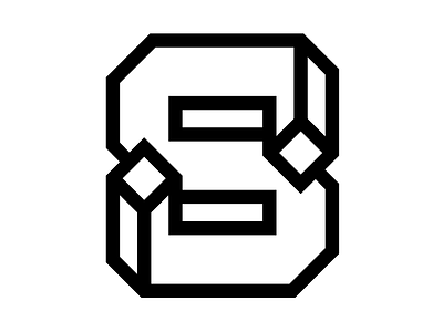 S design design line logo mark busch s