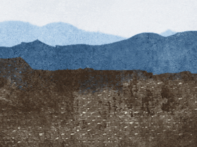 Tiling Mountains Watercolor mountains textured watercolor