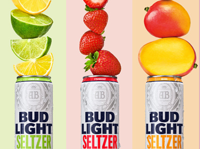 Branding Bud Light Seltzer animation branding graphic design logo