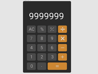 Calculator ui challenge