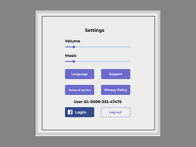 Settings UI