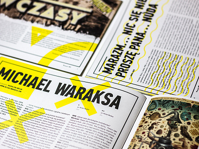 Wczasy indesign layout magazine pantone print publication typography wczasy