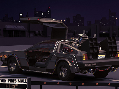 Back to the future Delorean Back