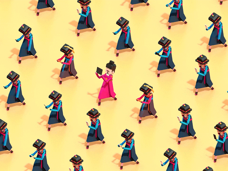 King animation 3d animation lowpoly guards korea walkingdead walking editorial editorial design editorial art 3d
