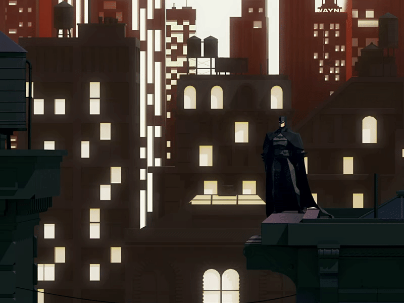 Batman motion animation 3d art gotham thebatman comicbooks motiongraphics batman comic motion fanart 3d animation illustration lowpoly 3d illustration 3d
