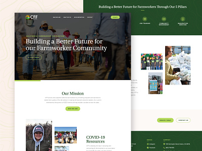 California Farmworker Foundation – Website Design design ui ui design ux ux design web web design website